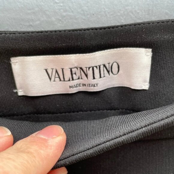 Valentino straight leg silk embellished pants, size 4 - Picture 8 of 13